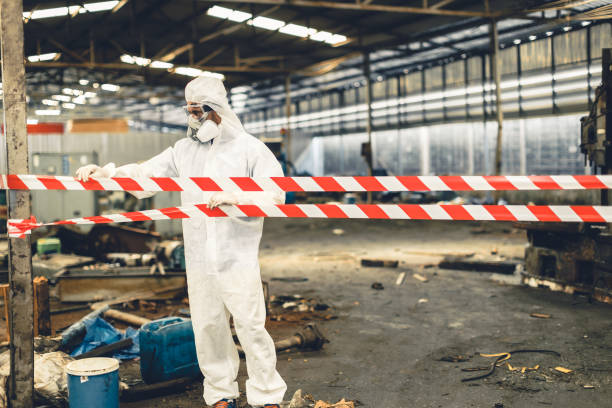 Professional Odor Removal technician working in Cold Spring Harbor, NY